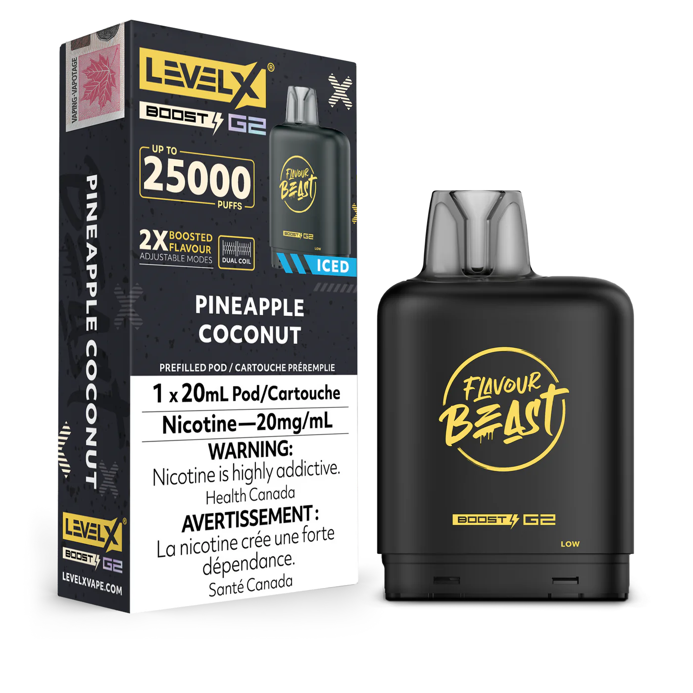 Flavour Beast Level X Boost Pod - Pineapple Coconut (AB)
