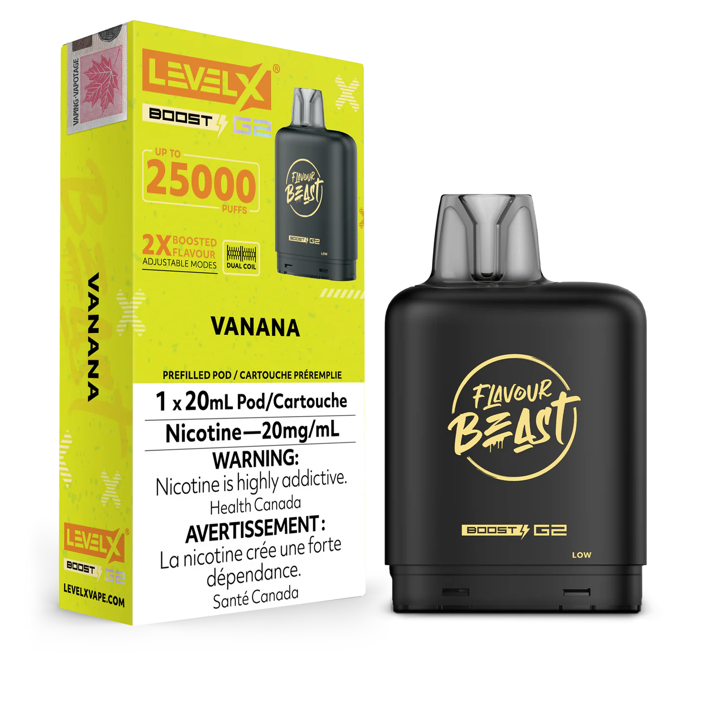 (AB) Flavour Beast Level X Boost Pod - Vanana