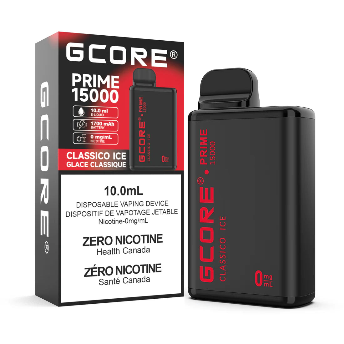 Gcore Prime 15000 - Classico Ice 0mg (FED)