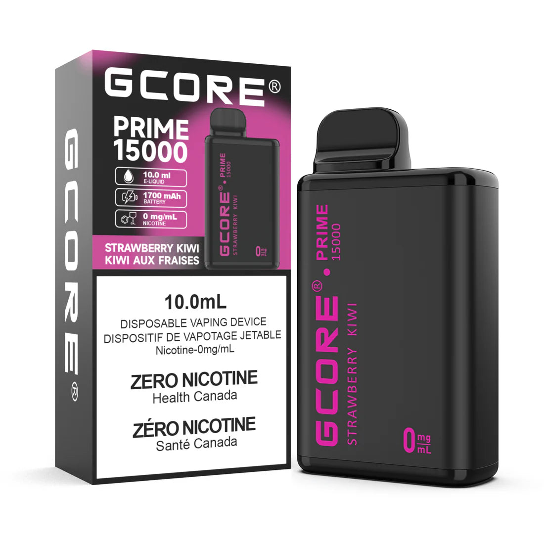 Gcore Prime 15000 - Strawberry Kiwi 0mg (FED)