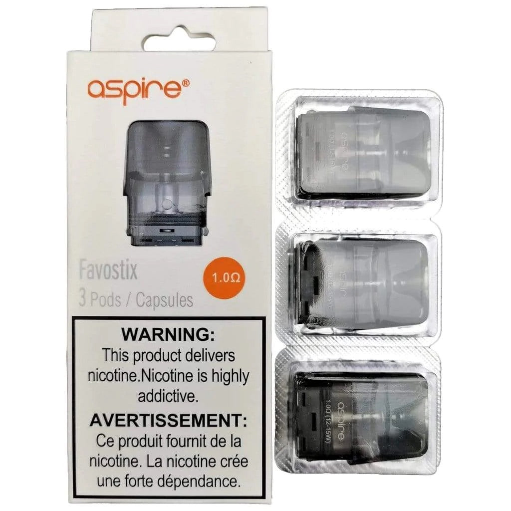 Aspire Favostix Replacement Pod 3/PK 3ml – Vape Stadium
