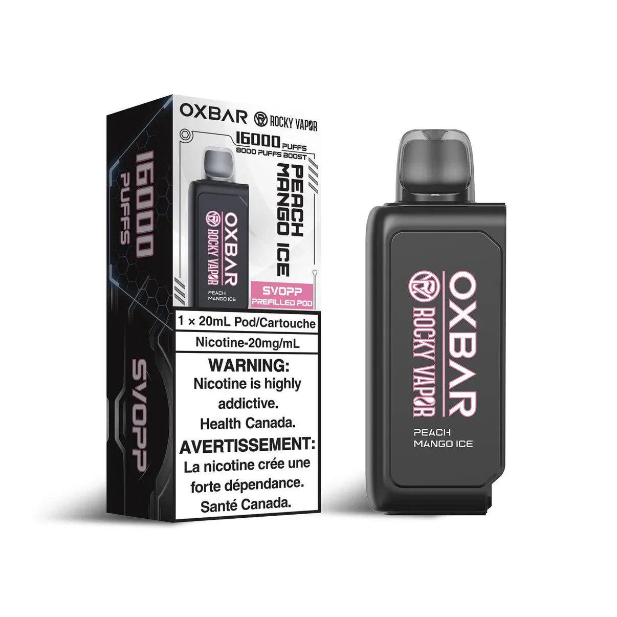 (FED) Oxbar: SVOPP Pod (16k) - Peach Mango Ice