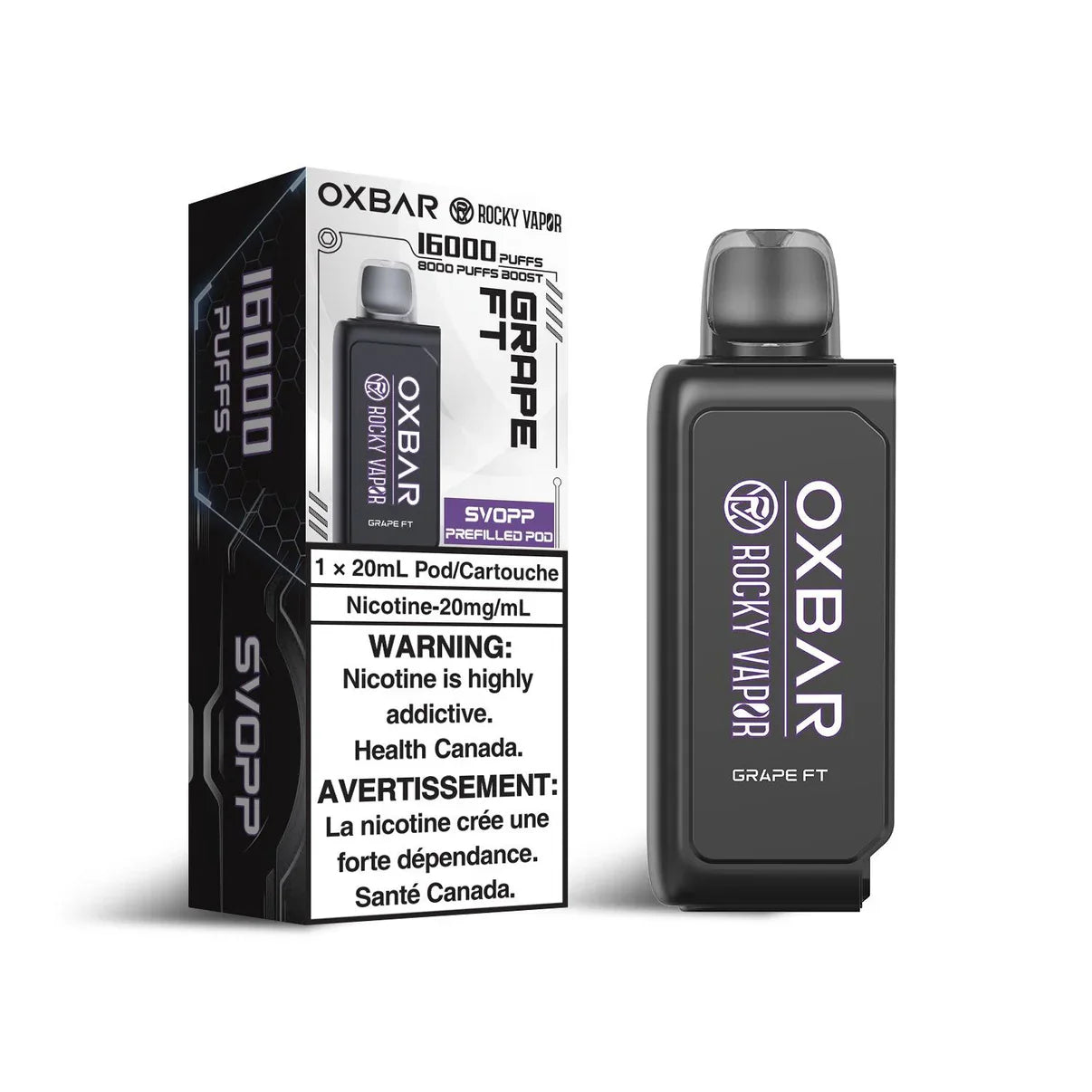 (FED) Oxbar: SVOPP Pod (16k) - Grape FT