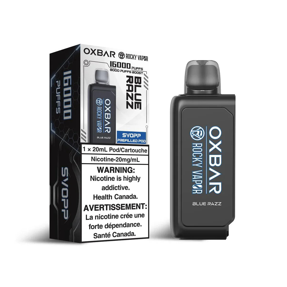 (FED) Oxbar: SVOPP Pod (16k) - Blue Razz