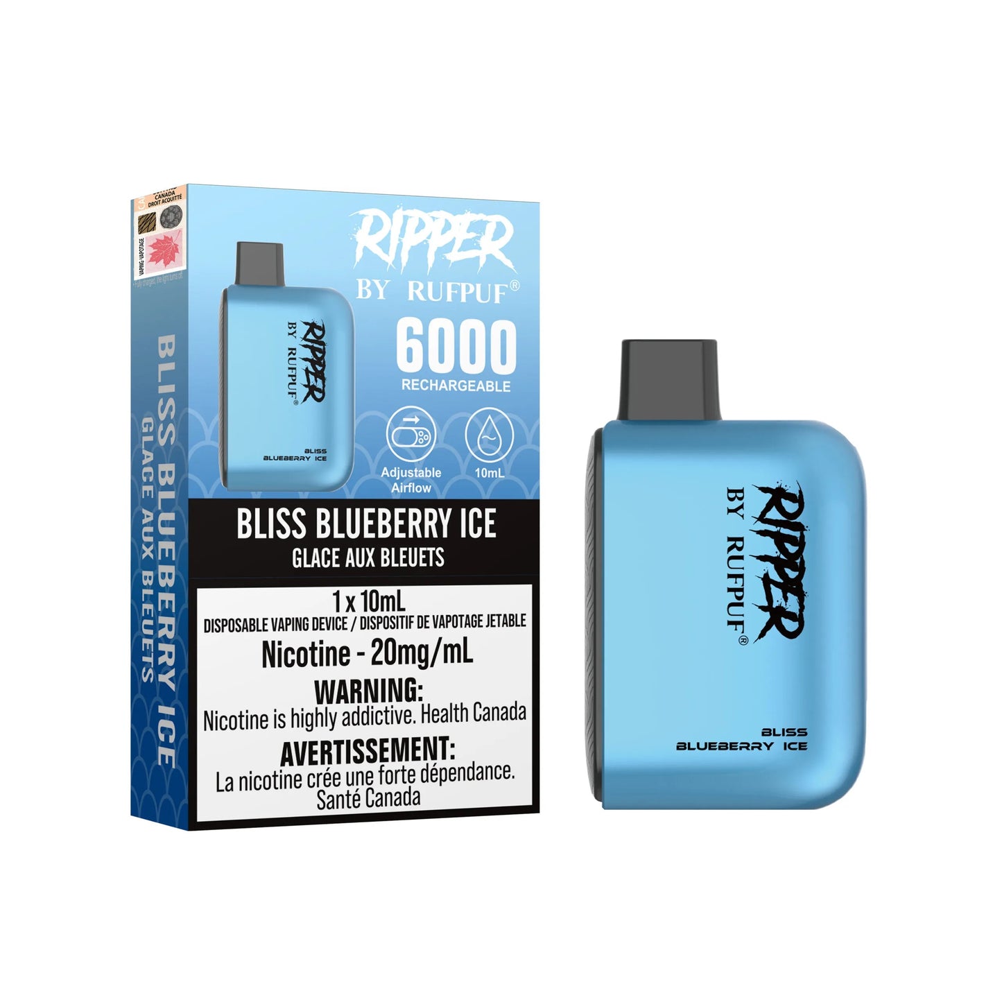 (AB) Rufpuf: Ripper (6k) (20mg) - Bliss Blueberry Ice