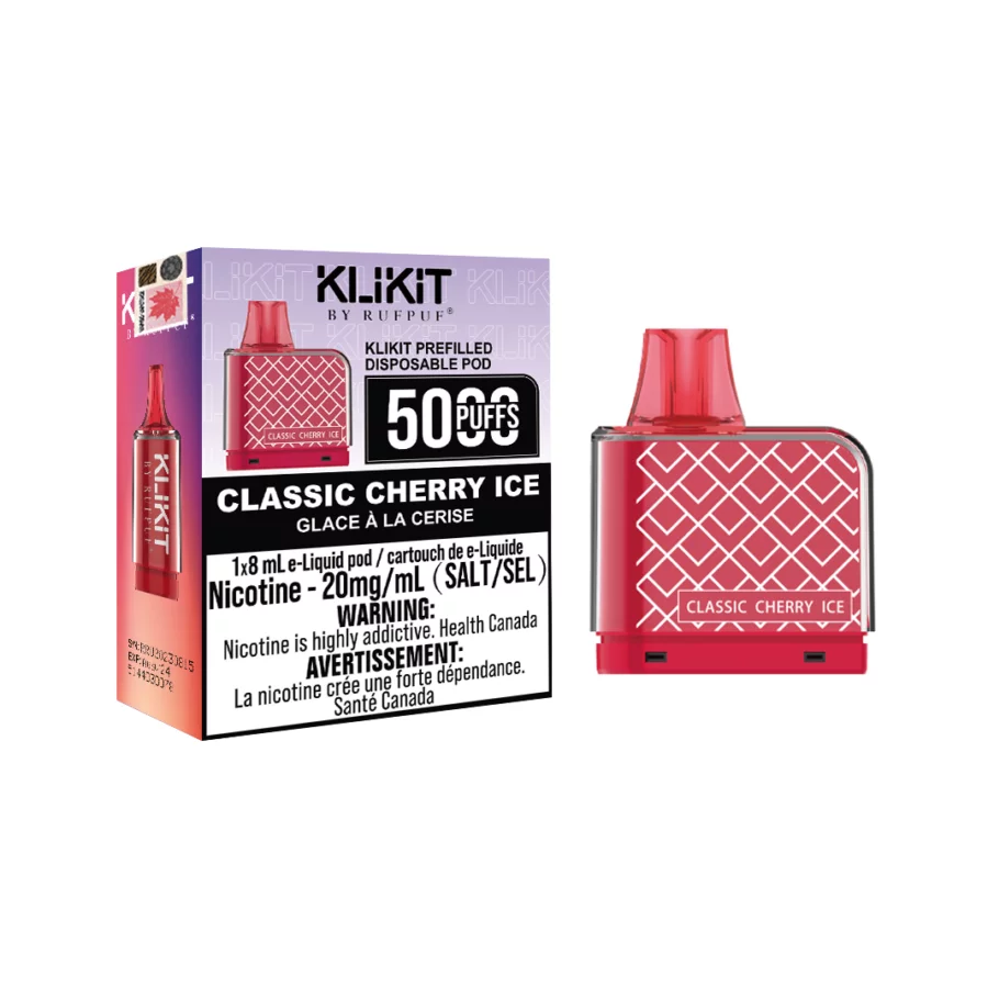 FED) Rufpuf: Klikit Pod (5k) - Classic Cherry Ice  Vape Stadium
