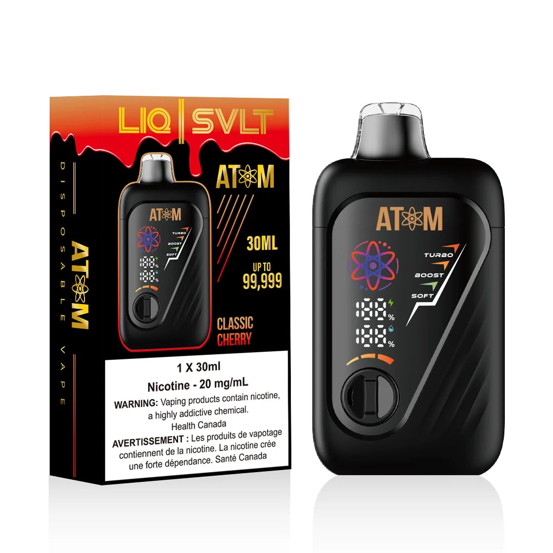 (AB) LIQ | SVLT: ATOM 99K PUFFS - Classic Cherry