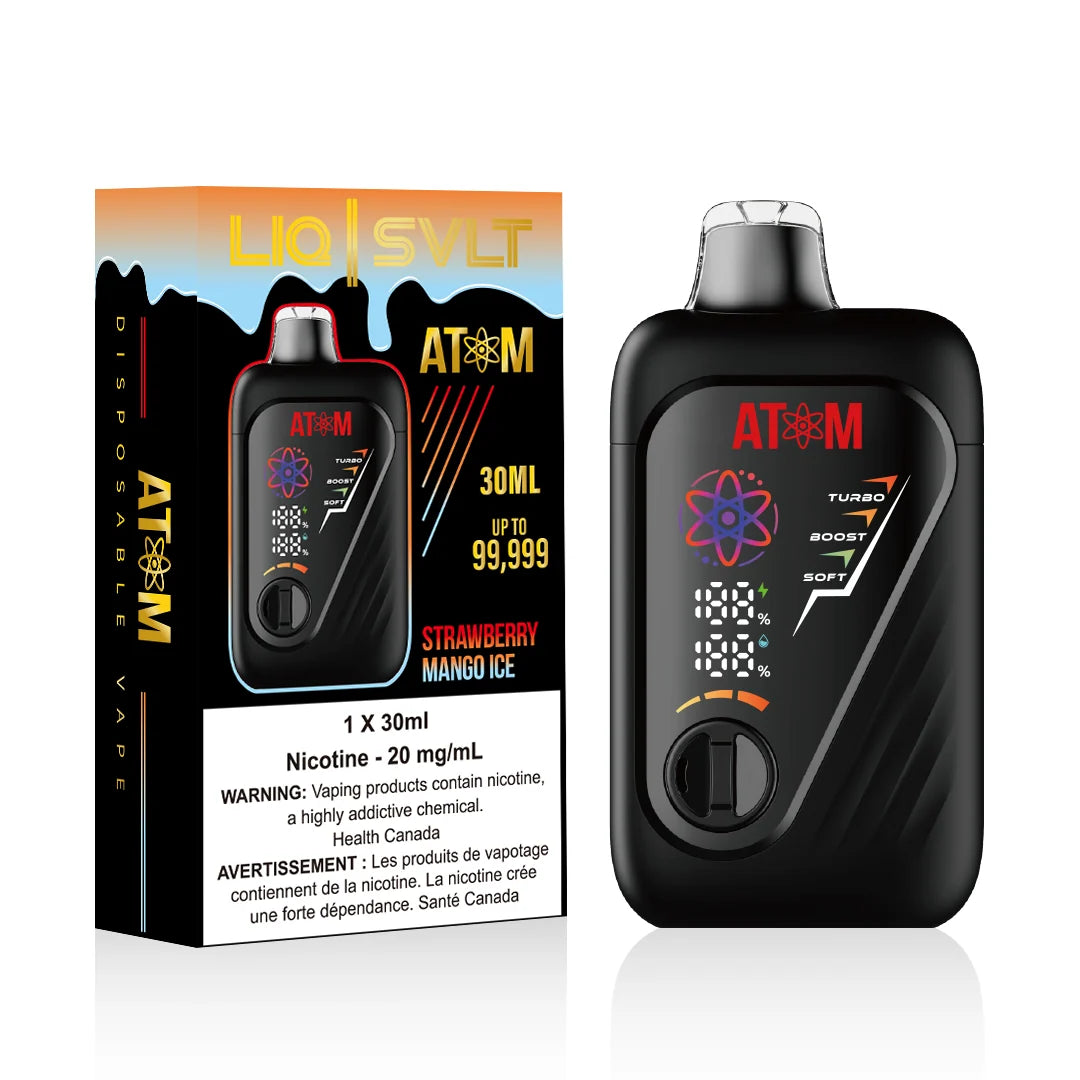 (AB) LIQ | SVLT: ATOM 99K PUFFS - Strawberry Mango Ice