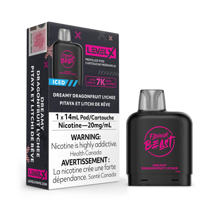 Flavour Beast Level X 7000 Pod - Dreamy Dragonfruit Lychee (FED)