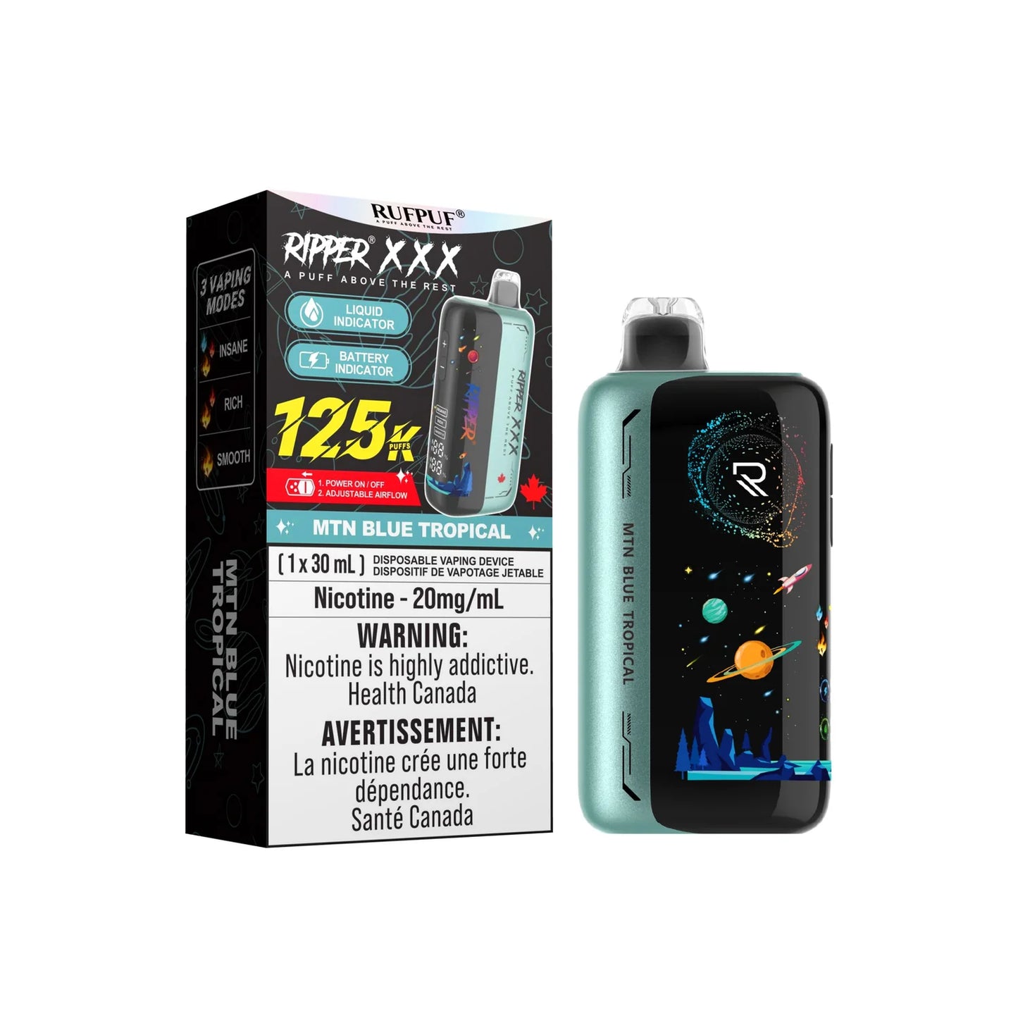 (AB) RUFPUF Ripper XXX 125K - MTN Blue Tropical