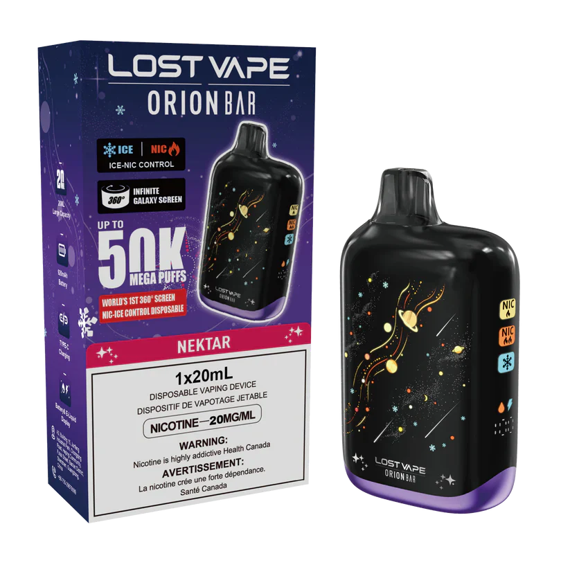 AB) Lost Vape: Orion Bar (50K) - Nektar Vape Stadium AB) Lost Vape: Orion Bar (50K) - Nektar Vape Stadium