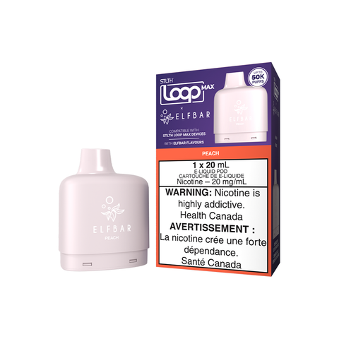 (AB) Elfbar: STLTH Loop Max Pod (50K) - Peach