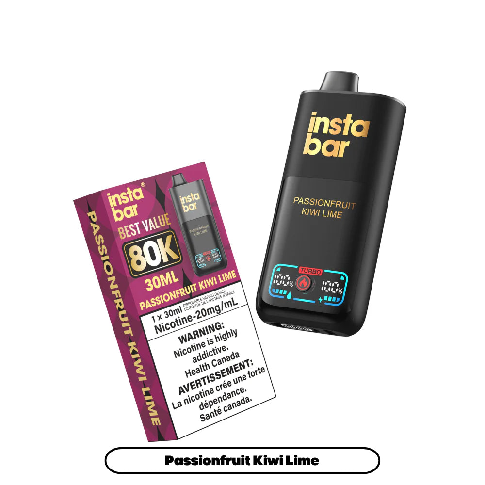 (AB) Insta Bar: Disposable (80K) - Passionfruit Kiwi Lime