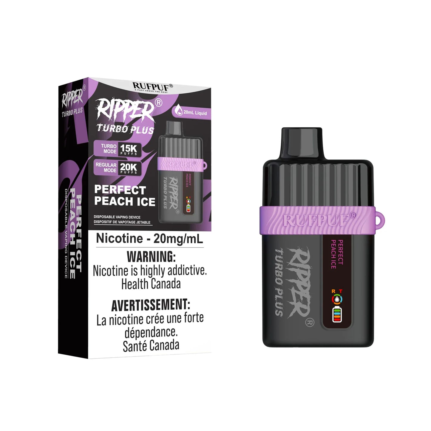 (FED) Rufpuf: Ripper Turbo Plus (20k) - Perfect Peach Ice