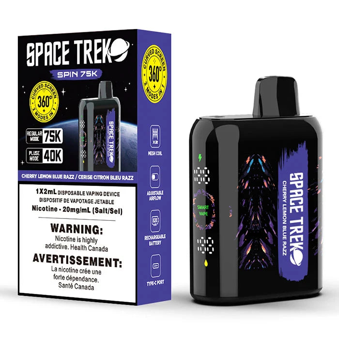 Space Trek Spin 75K - Cherry Lemon Blue Razz