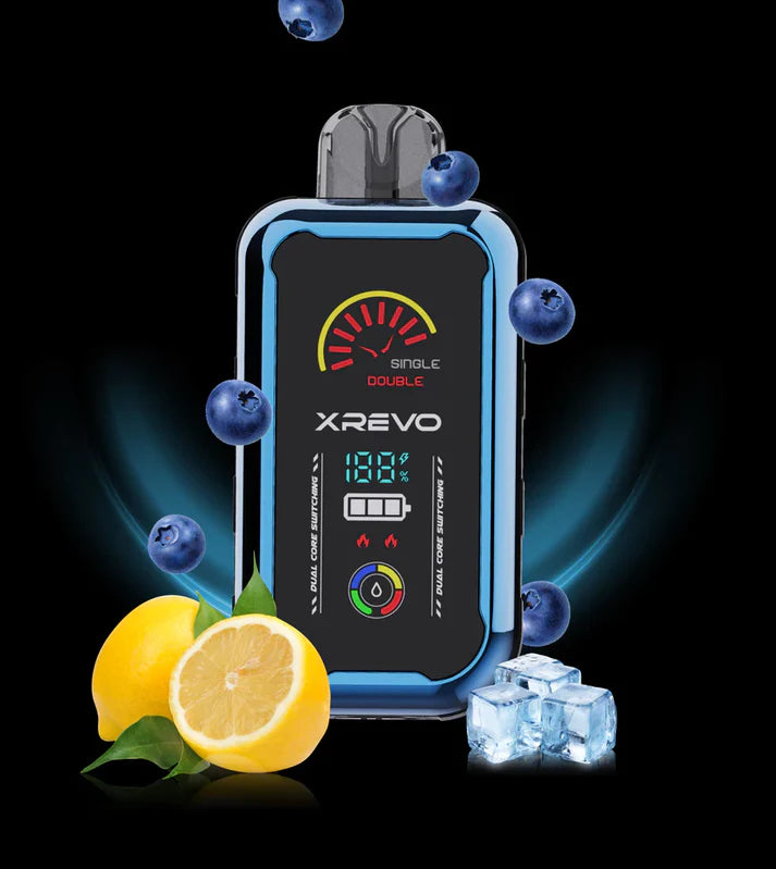 (FED) Xrevo: Disposable (9k) - Blueberry Lemon Ice