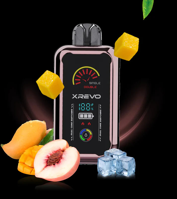 (FED) Xrevo: Disposable (9k) - Peach Mango Ice