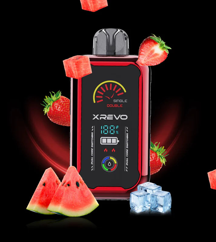 (FED) Xrevo: Disposable (9k) - Strawberry Watermelon Ice