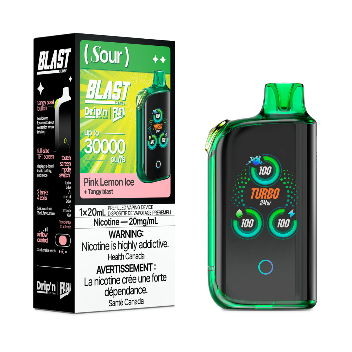 (AB) Drip’n: BLAST 30K Sour Series - Raspberry Blast Ice