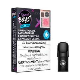 Flavour Beast Pods - Groovy Grape Passionfruit (20mg/mL) (FED)