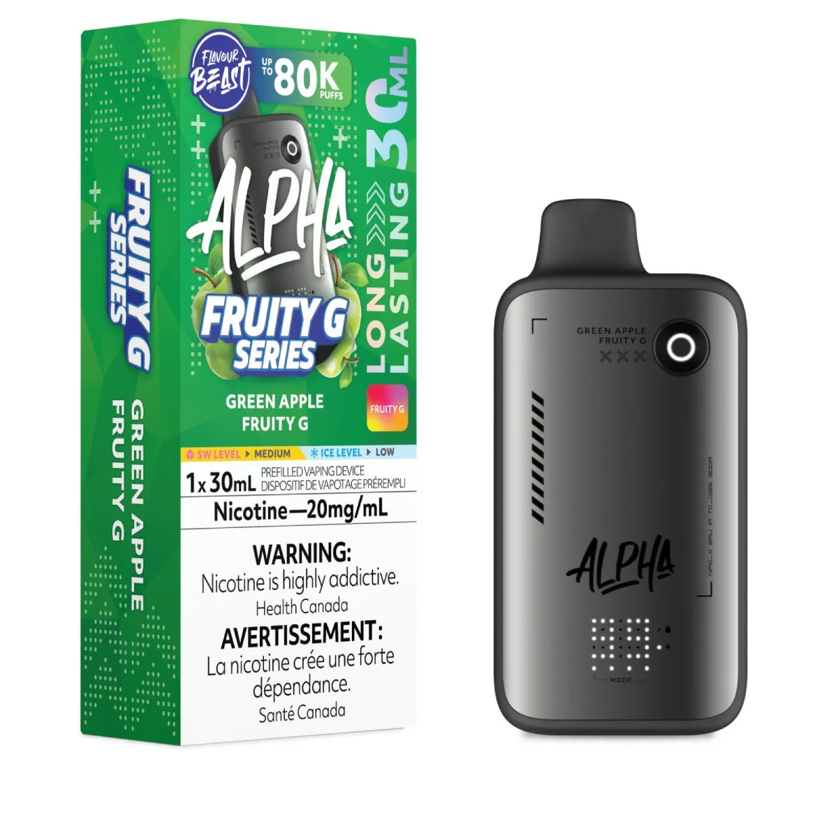(AB) Flavour Beast: Alpha 80K - Green Apple Fruit G