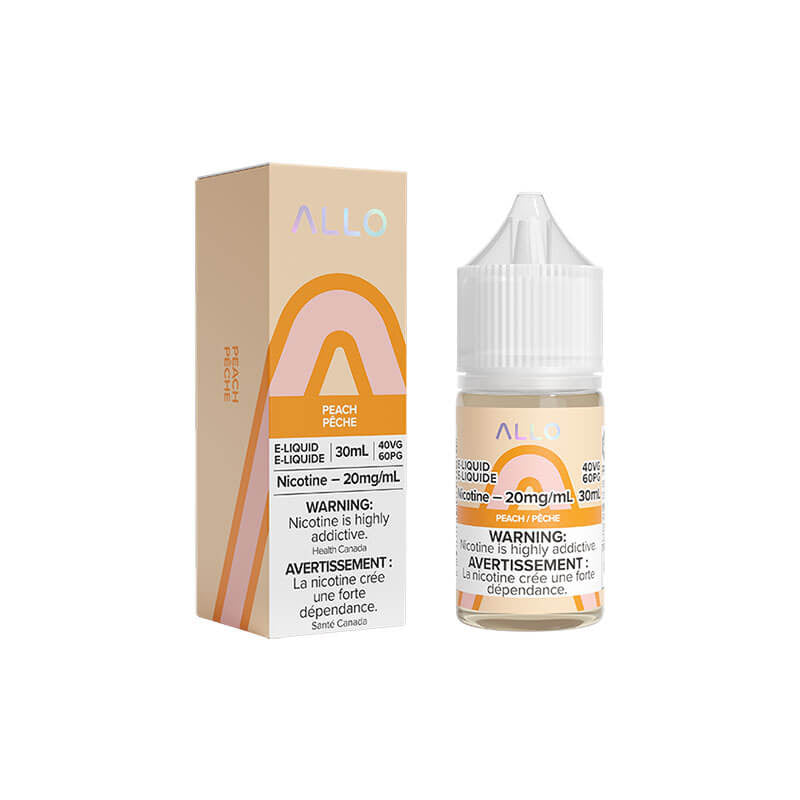 Allo Peach Salt E-Juice 30ml (20mg) (FED)