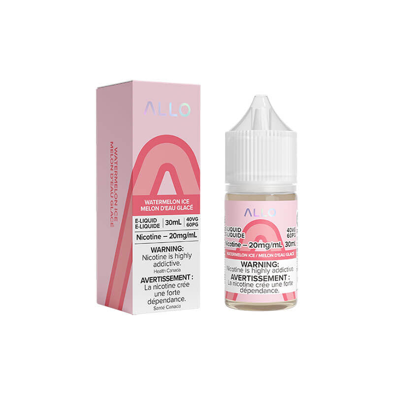 Allo Watermelon Ice Salt E-Juice 30ml (20mg) (FED)