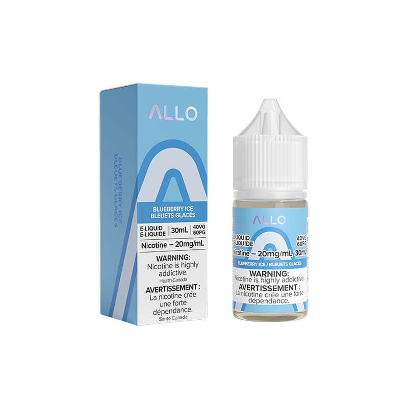 Allo Blueberry Ice Salt E-Juice 30ml (20mg) (FED)