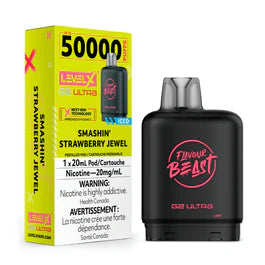 (AB) Flavour Beast: Level X G2 Ultra Pod (50K) - Smashin' Strawberry Jewel