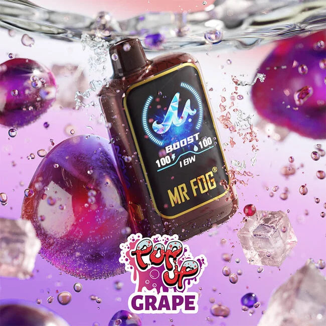AB) Mr. Fog: Nova (36k) - Popup Grape Vape Stadium AB) Mr. Fog: Nova (36k) - Popup Grape Vape Stadium