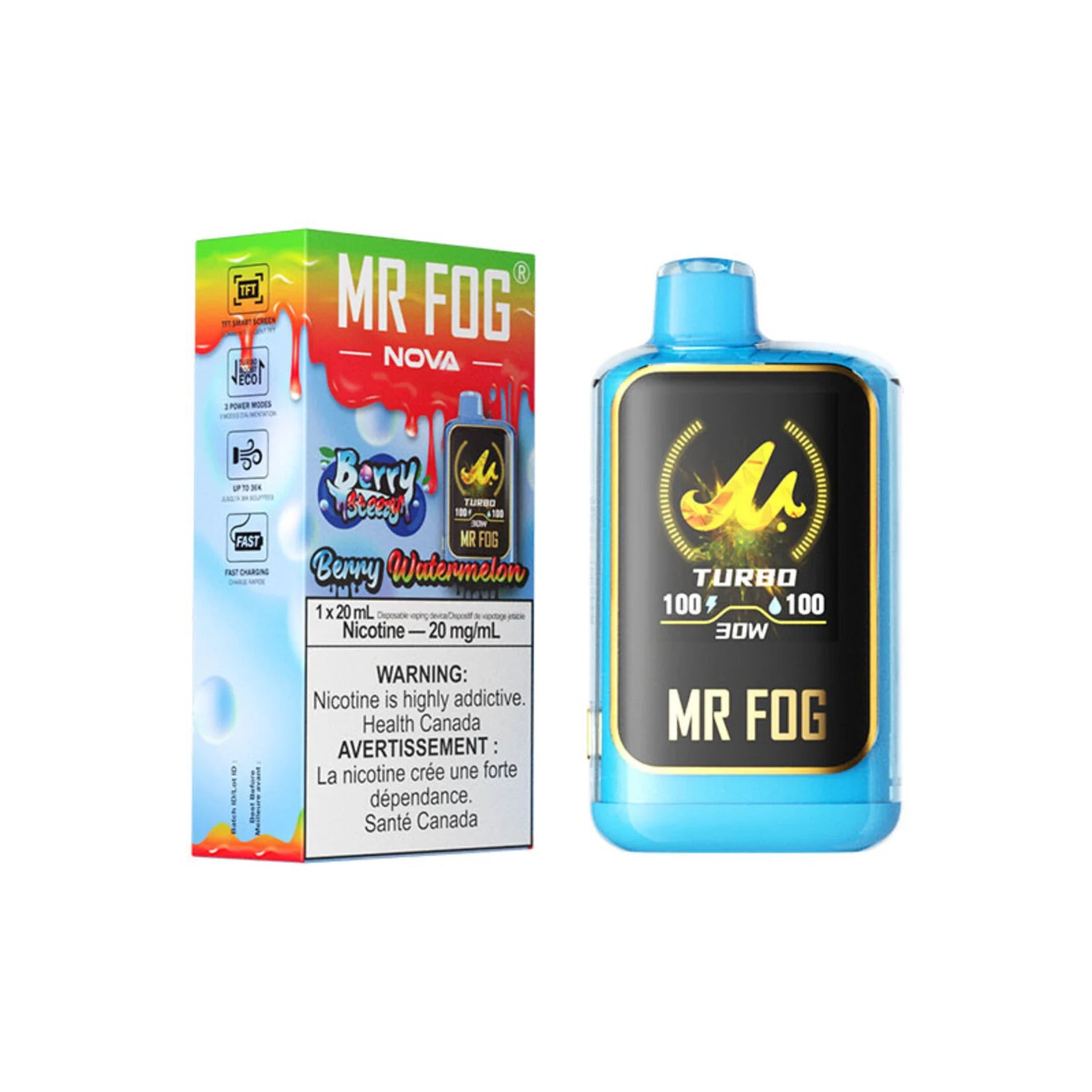 AB) Mr. Fog: Nova (36k) - Berry Steezy Berry Watermelon Vape Stadium AB) Mr. Fog: Nova (36k) - Berry Steezy Berry Watermelon Vape Stadium