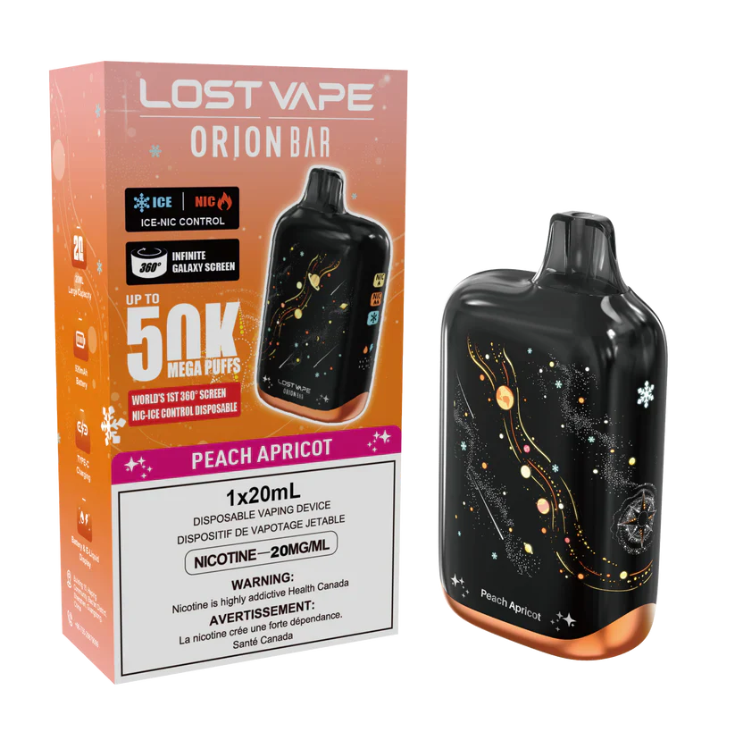 (AB) Lost Vape: Orion Bar (50K) - Peach Apricot