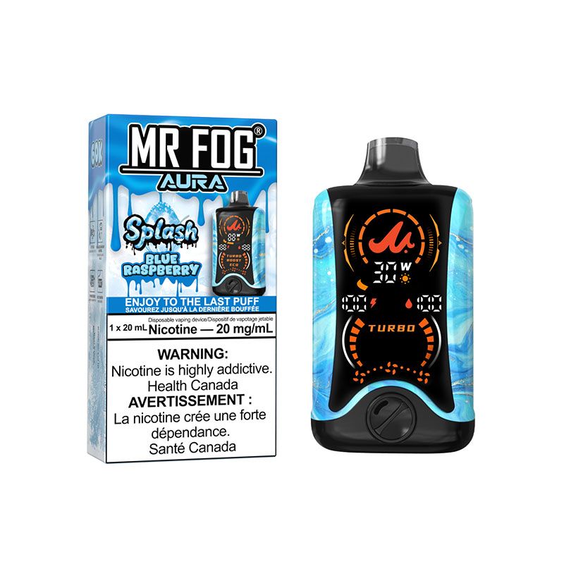 (AB) Mr. Fog: Aura (60K) - Splash Blue Raspberry