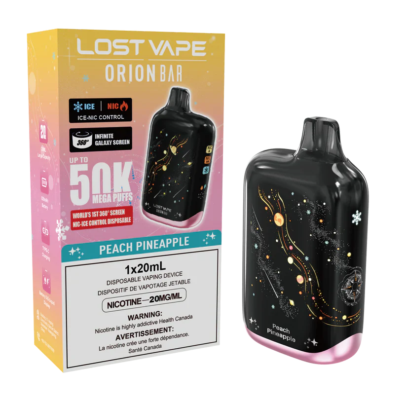 (AB) Lost Vape: Orion Bar (50K) - Peach Pineapple