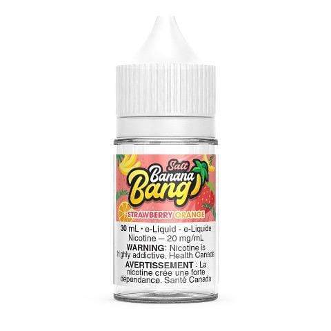 Banana Bang Salt E-Juice 30ml (20mg) (FED) - Strawberry Orange