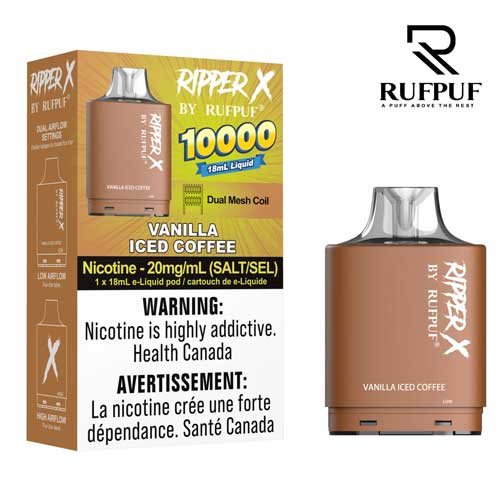 FED) Rufpuf: Ripper X Pod (10k) - Vanilla Iced Coffee Vape Stadium FED) Rufpuf: Ripper X Pod (10k) - Vanilla Iced Coffee Vape Stadium