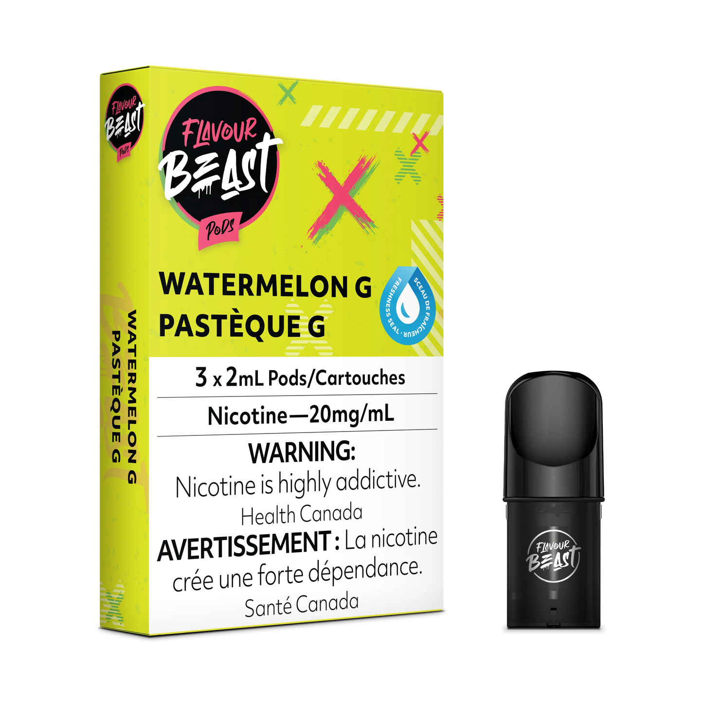 Flavour Beast Pods - Watermelon G (20mg/mL) (FED)