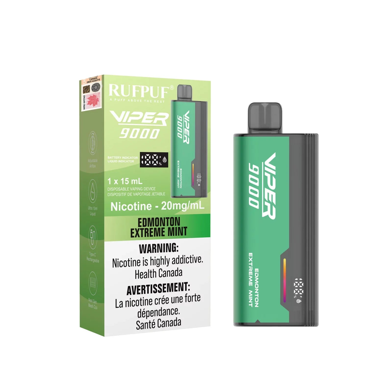 FED) Rufpuf: Viper (9k) - Edmonton Extreme Mint Vape Stadium FED) Rufpuf: Viper (9k) - Edmonton Extreme Mint Vape Stadium