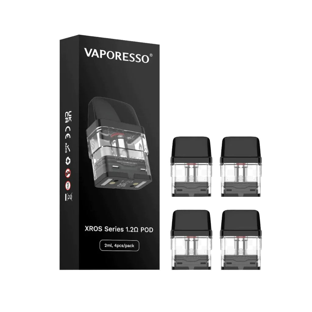 Vaporesso XROS 1.2ohm Replacement Pod 4/PK (2ml) Vape Stadium Vaporesso XROS 1.2ohm Replacement Pod 4/PK (2ml) Vape Stadium