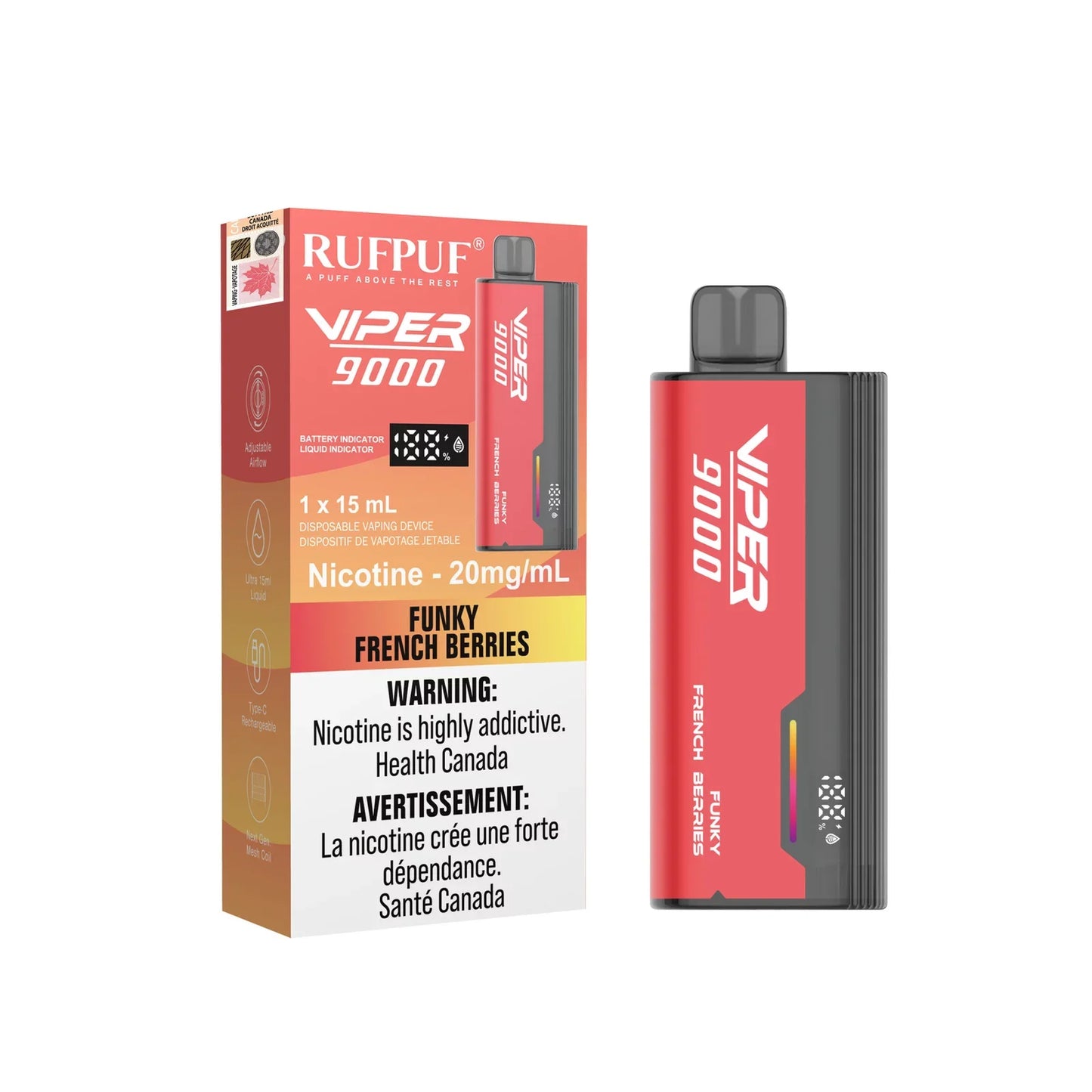(FED) Rufpuf: Viper (9k) - Funky French Berries
