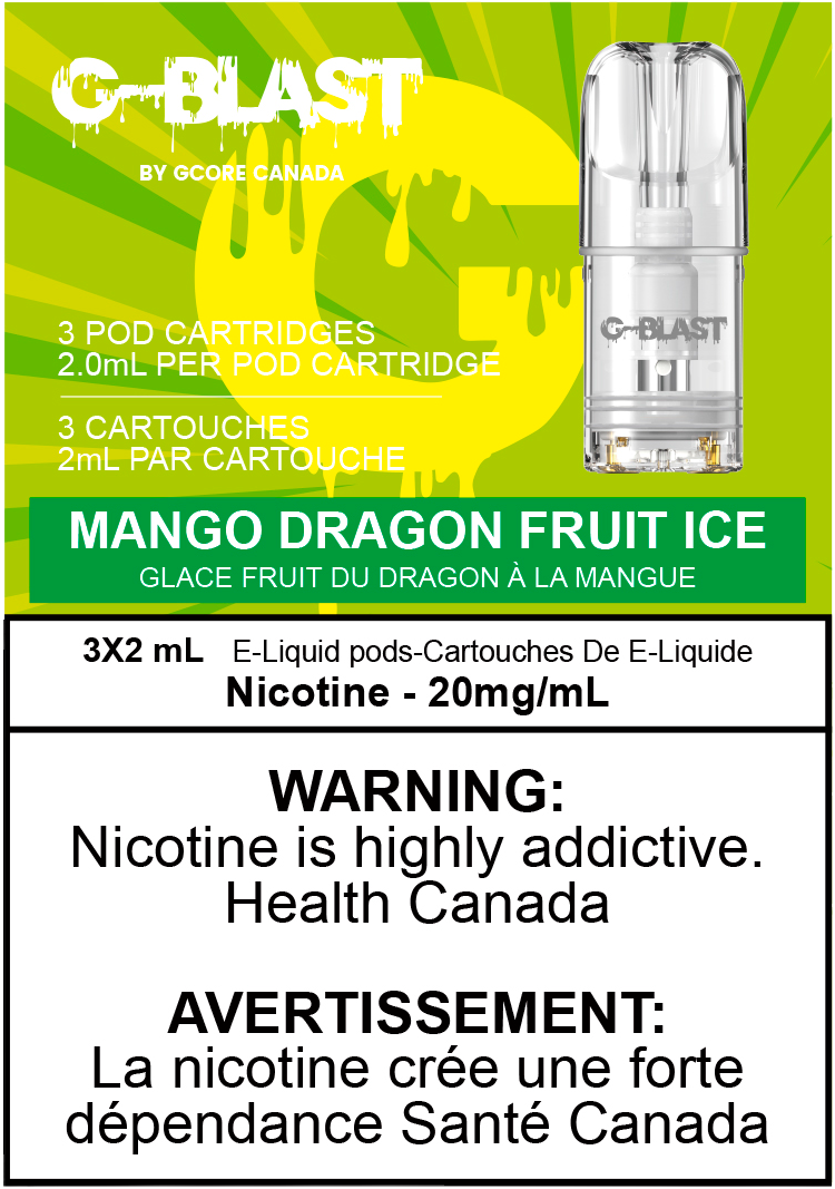 G-Blast Pods Mango Dragon Fruit Ice (20mg/mL) (FED)