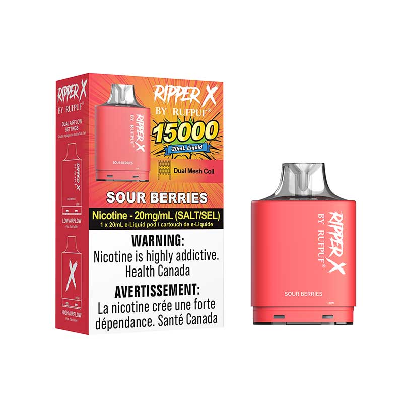 (FED) Rufpuf: Ripper X Pod (15k) - Sour Berries
