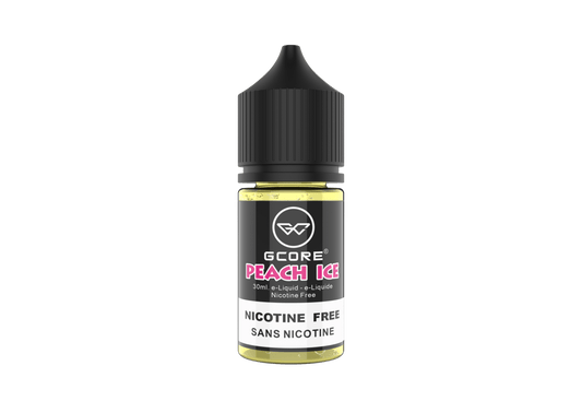(AB) GCORE E-LIQUID PEACH ICE 30ML ZERO NIC