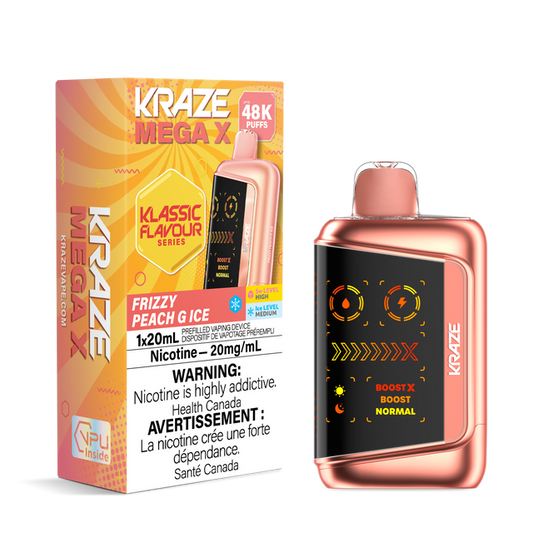 (AB) Kraze: MEGA X 48K - Frizzy Peach G Ice