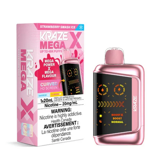 (AB) Kraze: MEGA X 48K - Strawberry Smash Ice