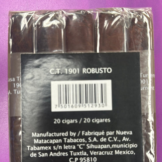 Cigar ~ Casa Turrent 1901 Robusto