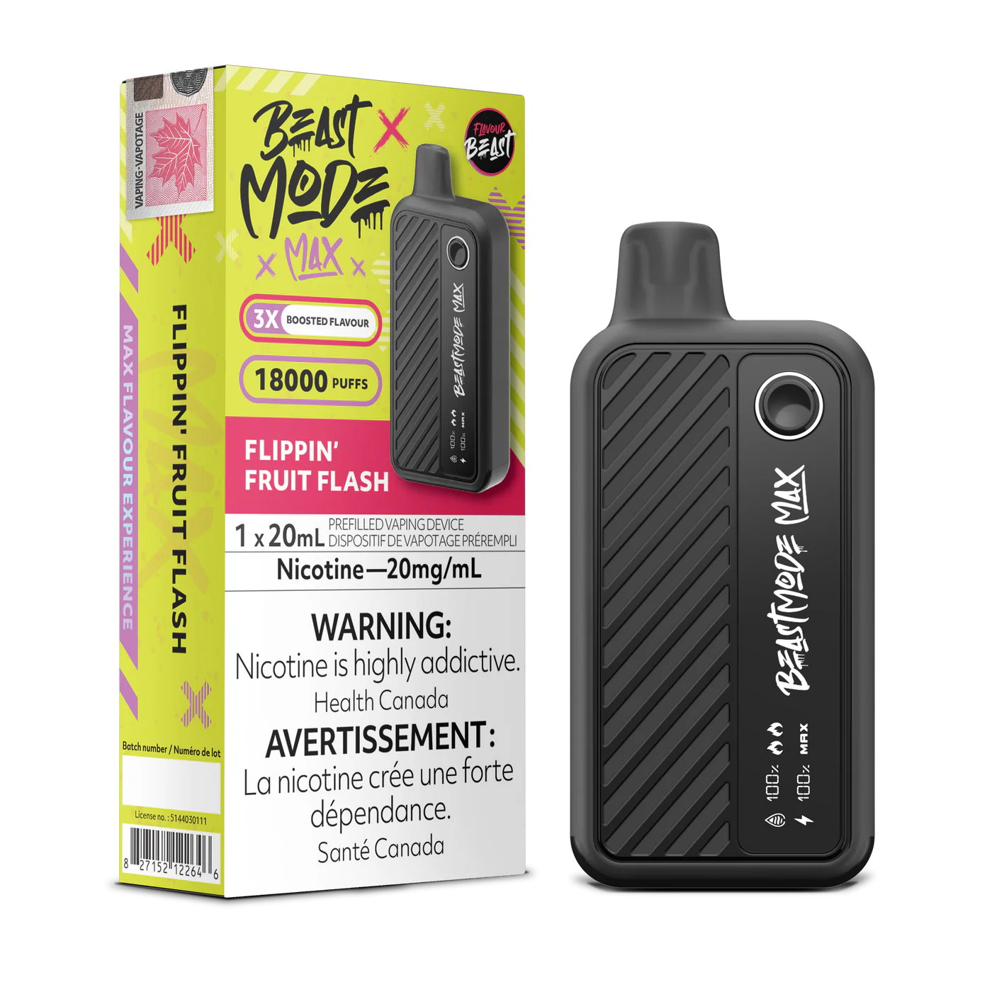 (AB) Flavour Beast: Beast Mode Max 18K - Flippin’ Fruit Flash