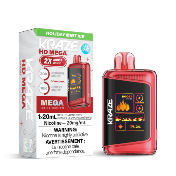 (AB) Kraze: HD MEGA 20K - Holiday Mint Ice