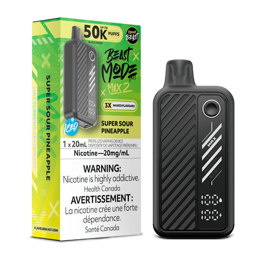 (AB) Flavour Beast: Mode Max 2 (50K) - Super Sour Pineapple