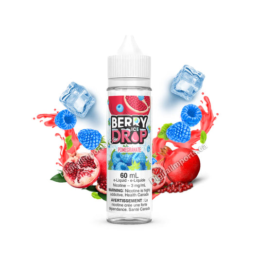 Berry Drop Ice E-Juice 60ml 0mg Pomegranate (FED)
